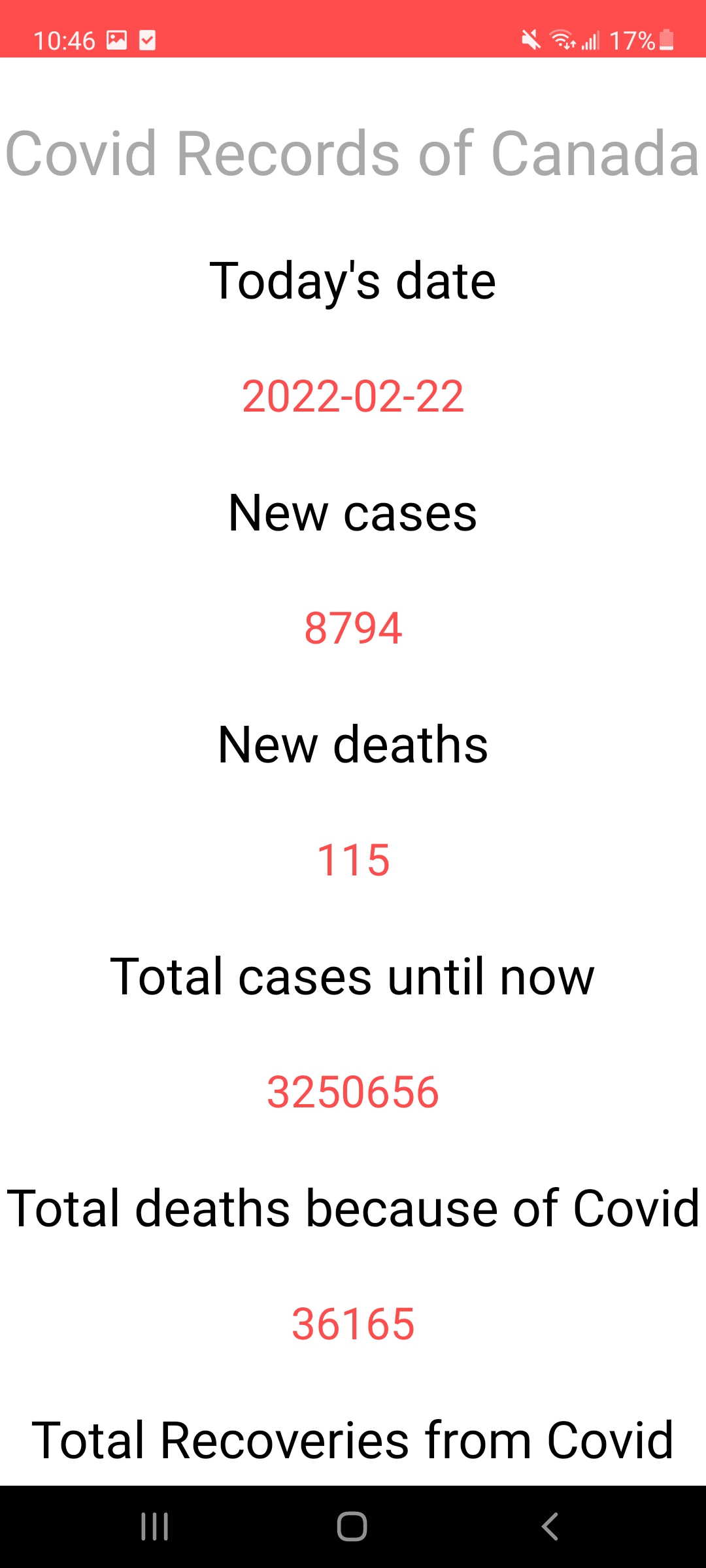 CanadaTrax case count design